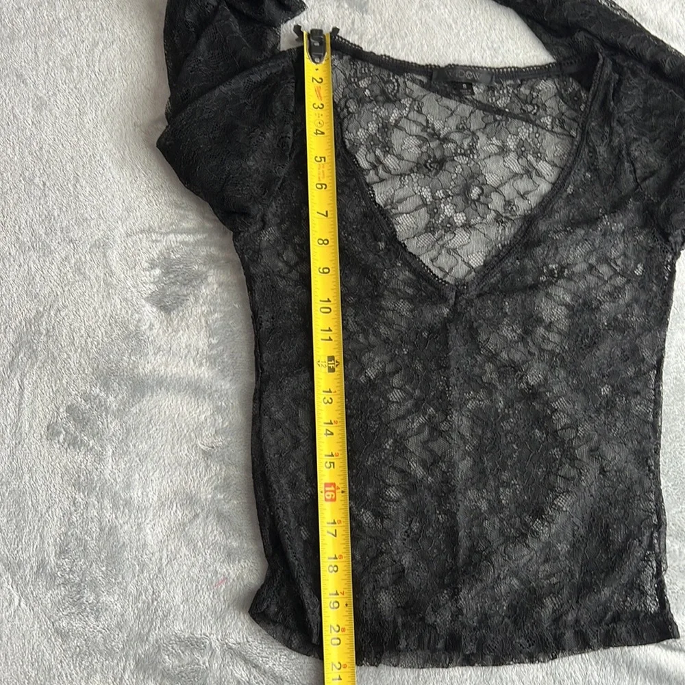 NWOT Widow Midnight Hour Victorian Blouse Top Black Size Small - Picture 14 of 14